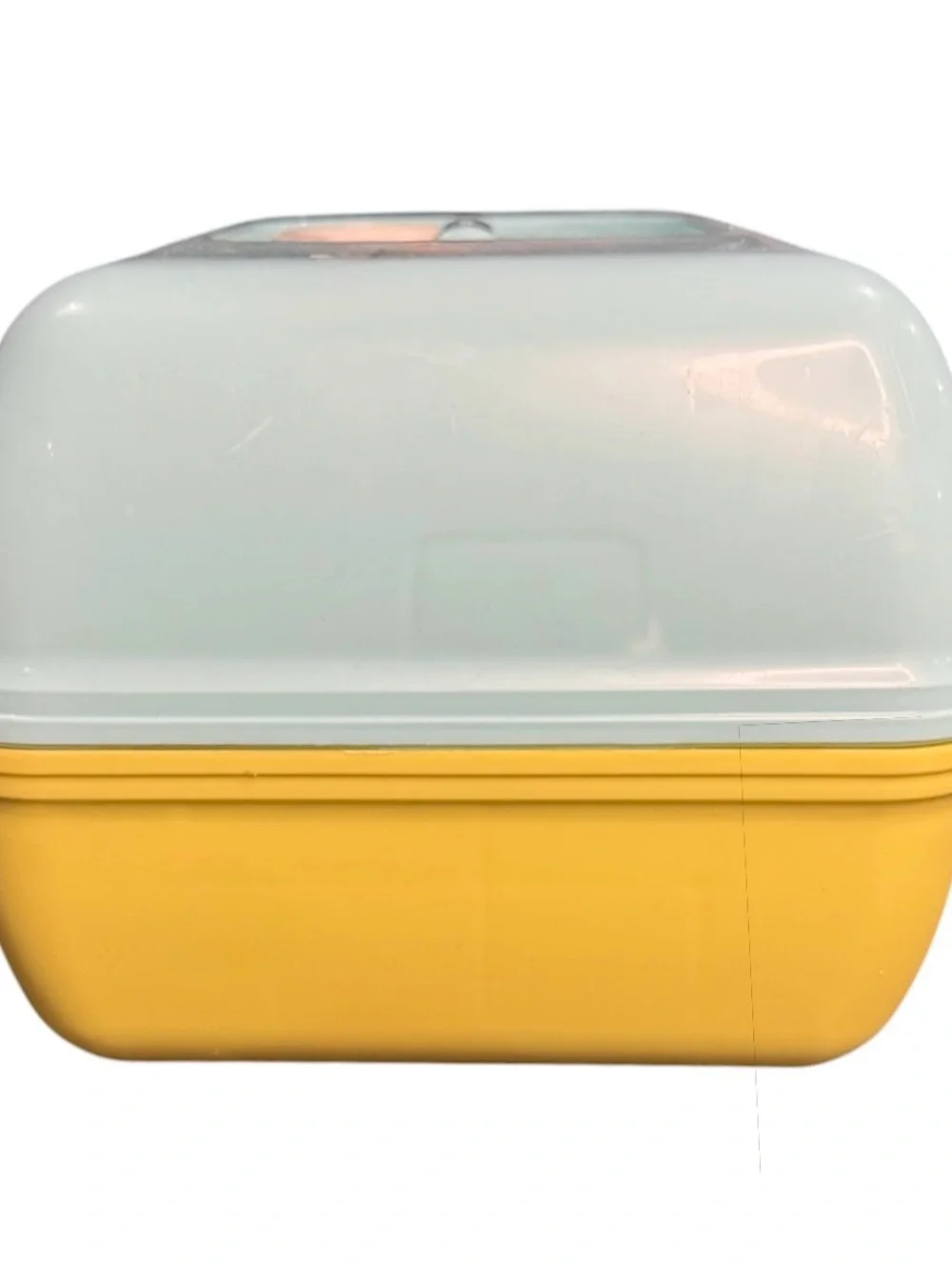Caboodles | On-The-Go Girl Sky Blue Over Yellow Cosmetic Organizer Case